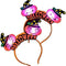 Set of 3 LED Light up Halloween Headbands Flashing Party Favors