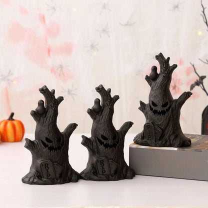 Little Night Light Led Halloween Tree Decoration Tabletop Decoration Diy Jack O '