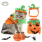 Pet Pumpkin Leaf Costume - Creative Halloween Cat Cosplay Clothing