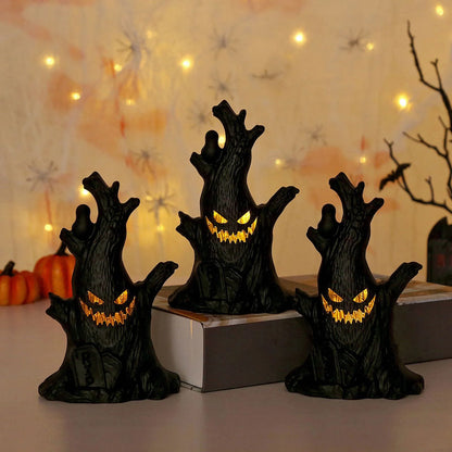 Little Night Light Led Halloween Tree Decoration Tabletop Decoration Diy Jack O '